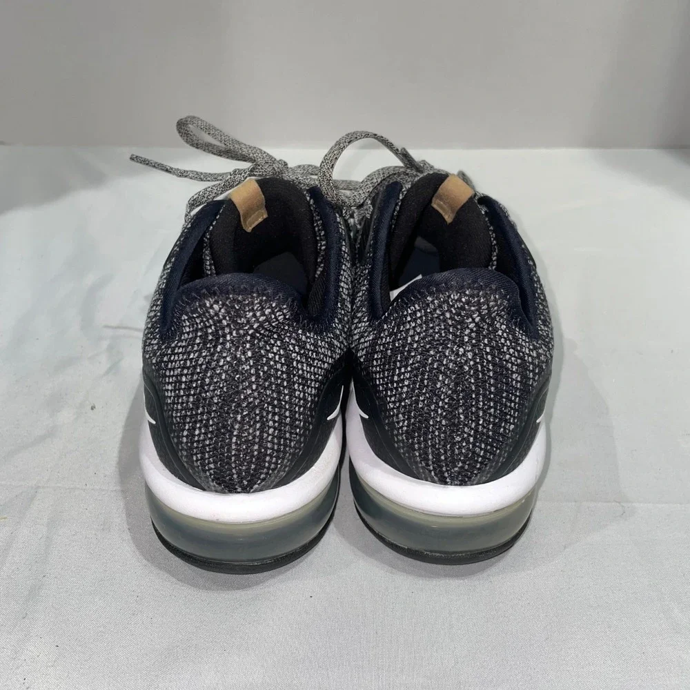 Nike Air Max Sequent 3 Womens Running Shoes Black White 908993-011 Size 9